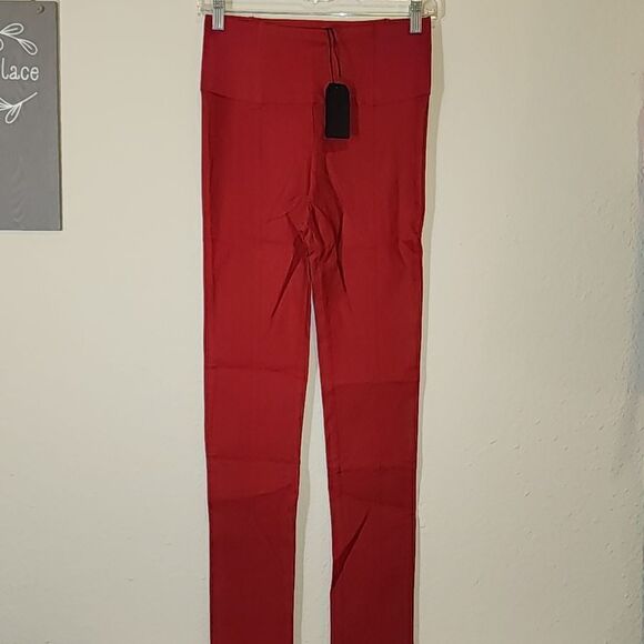 Uniq red slim stretch dress pants Size Small and Medium - Picture 1 of 7